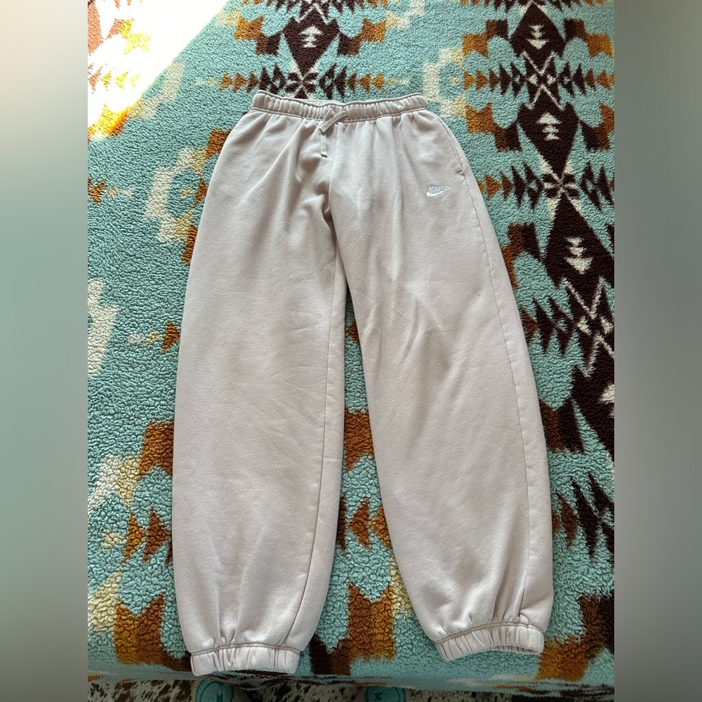 Pink Nike sweat pants